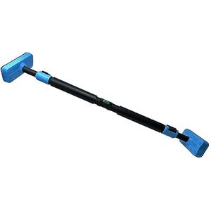 VR VETRINEINRETE Vetrineinrete® Barra per trazioni da porta regolabile da 95 a 120 cm fissaggio senza viti sbarra per allenamento bicipiti dorsali tricipidi addominali carico max 200 kg