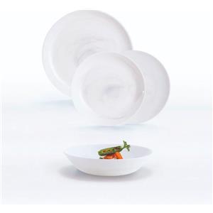 Luminarc Servizio di Piatti da Tavola 18 Pezzi Diwali Marble