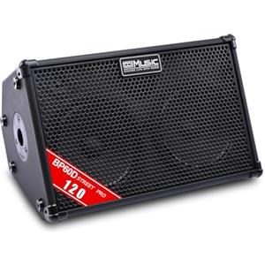 dellersound Coolmusic BP60D 60W* 2Speaker Amplificatore per Chitarra Acustica Alimentato a Batteria - Altoparlante Bluetooth Portatile con Effetto Ritardo Chorus Riverbero 7 Ingressi