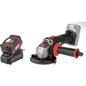 Parkside Smerigliatrice angolare senza fili Parkside Performance 20V con batteria e spazzole per caricabatterie rapido Motore