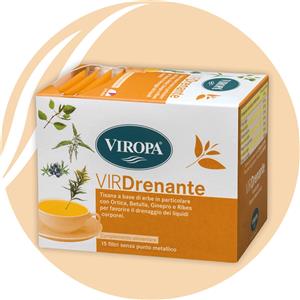 Viropa VIRDrenante Tisana Con 15 Filtri