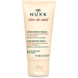 Nuxe Reve De Miel Crema Mani e Unghie 50ml - Idratante, Nutriente e Protettiva con Miele e Oli Preziosi