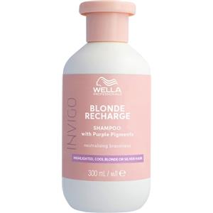 Wella Professionals Invigo Blonde Recharge Shampoo Nutriente 300 ml - Rinfresca e Mantiene la Brillantezza dei Biondi con Pigmenti Colorati