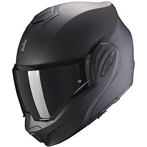 Scorpion, Exo-Tech Evo, Caschi Apribili E Modulari Per Moto, Nero Opaco, Xs, Unisex-Adult