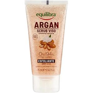 Equilibra Scrub Viso Argan, 75 ml (Confezione da 1)