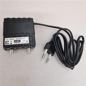 Elettronica Cusano AL450/1 - Alimentatore per Antenna TV 12V 450mA, Connettore EFFE, Made in P.R.C., Progettato in Italia