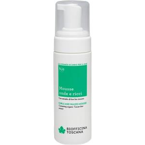 Biofficina Toscana Mousse Onde e Ricci 150ml - Fissaggio Naturale con Kiwi, Semi di Lino e Chia