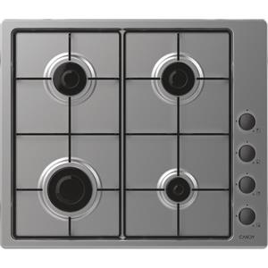 Candy Idea CHW6LBX Acciaio inox Da incasso 56 cm Gas 4 Fornello(i)