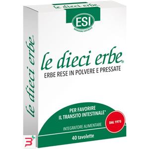ESI SRL ESI LE DIECI ERBE 40 TAVOLETTE