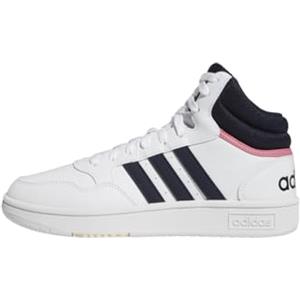 Adidas Donna Hoops 3.0 Mid Classic Shoes, Cloud White/Legend Ink/Cloud White, 36 2/3 EU
