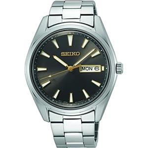 Seiko Orologio Analogico Quarzo Giapponese Uomo con Cinturino in Acciaio Inox SUR341P1