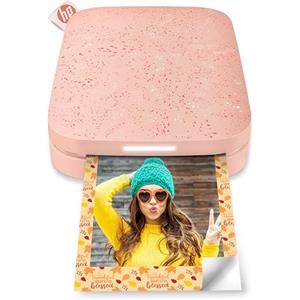 HP Sprocket Stampante Fotografica Istantanea Portatile 5x7.6 cm (Rosa) Stampa le immagini su carta adesiva ZINK dai tuoi dispositivi iOS e Android