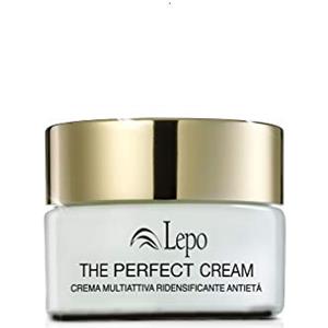 LEPO | The Perfect Cream 50 ml con Acido Ialuronico a 3 Pesi Molecolari e Collagene Vegetale, Un'Idratazione Eccezionale per una Pelle Radiante e Tonica