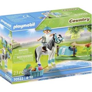 Playmobil 70522 Pony Classic con Accessori - Set da Gioco per Bambini dai 4 Anni