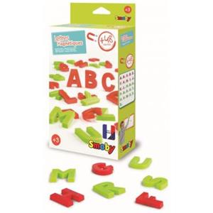 Smoby Lettere Magnetiche 48 Pezzi - Set Educativo per Bambini dai 3 Anni, Compatibile con Lavagne Magnetiche