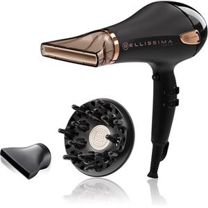 Bellissima Imetec Ceramic P5 3800, Asciugacapelli Professionale Per Capelli Morbidi e Luminosi, Tecnologia Ceramica, Potenza 2300 W, Ionizzatore, Diff