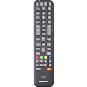 Meliconi Fully 8.1 telecomando IR Wireless DVD/Blu-ray, SAT, Sky, TV Pulsanti