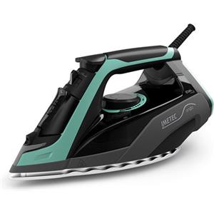 Imetec Onda F1, Ferro da Stiro a Vapore con Piastra a Onde Scorrevole Brevettata, 2400 W, Colpo di Vapore 200g, Serbatoio 300 ml, Tripla Protezione An