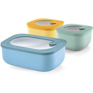 Fratelli Guzzini Store&Plus Rettangolare Set Colori assortiti 3 pz