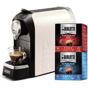 Bialetti Bundle Super Bianco + 32 caps