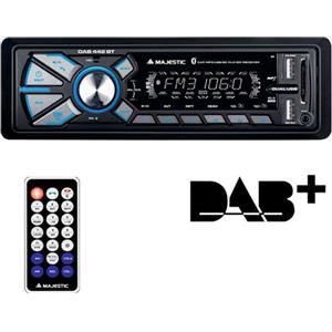 New Majestic DAB-442 BT Ricevitore multimediale per auto Nero 180 W Bluetooth