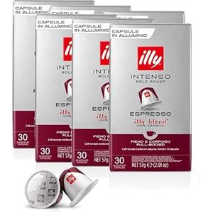 illy 240 Capsule Compatibili Nespresso 8 Confezioni da 30 Caffè Gusto Intenso