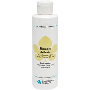 Biofficina Toscana Shampoo Delicato 200ml - Con Olio Extravergine di Oliva Toscano IGP Bio, Deterge e Ammorbidisce i Capelli