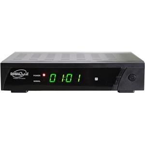 Digiquest 8010 HD DEU - Decoder satellitare Free to air DVB-S2 - funzione mediaplayer, Nero, HEVC 265 MAIN10