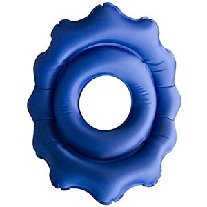 Mobiclinic, Cuscino gonfiabile, Air-01, Marchio europeo, Da seduta, Cusnico per emorroidi, Antidecubito sedia a rotelle, Include gonfiatore, Rotondo, Con foro