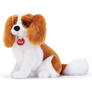 Trudi Peluche Cavalier King Marley - 16x27x30 cm, Taglia M, Realistico e di Alta Qualità