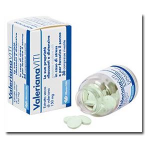 Marco Viti Valeriana Viti - Integratore Alimentare 30 Compresse Rivestite con Estratto Secco di Valeriana 150 mg per Rilassamento e Sonno