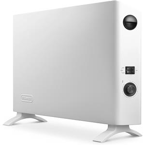 DELONGHI De'Longhi HSX2320F TermoConvettore Elettrico, Silenzioso, manopola intuitiva, per ambienti fino a 60m³, ventola aggiuntiva, Bianco