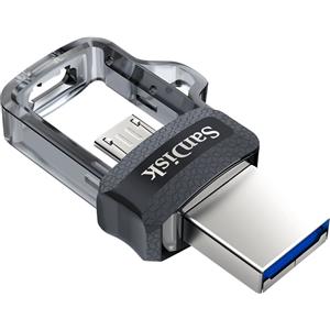 GielleService Pendrive Sandisk Ultra Dual Drive m3.0 Memoria USB 3.0 e Micro USB da 256 GB SDDD3-256G-G46