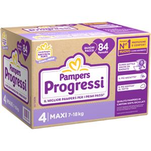 FATER SpA Quadri Pacco 4 Maxi Pampers Progressi 84 Pannolini