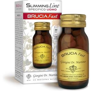 Dr Giorgini BRUCIA FAST UOMO pastiglie - 48 g (con estratti di cola, guaranà, maca e matè, utili per stimolare il metabolismo)