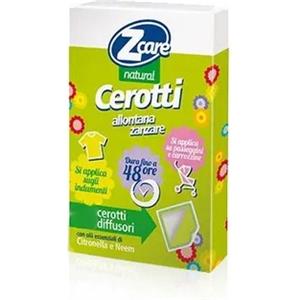 IBSA Zcare Natural Cerotti 24 Pezzi - Repellenti Naturali con Neem e Citronella, Efficaci per 48 Ore