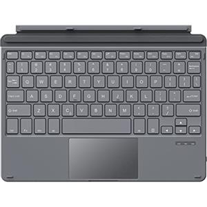 MoKo Tastiera Inglese(QWERTY) per Microsoft Surface Go 4 2023/Go 3 2021/ Go 2 2020/Go 2018, Tastiera Bluetooth Wireless per Tablet PC con Cavo Micro-USB e Batteria Ricaricabile Integrata, Grigio