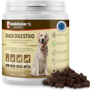 Veddelholzer cane tratta probiotici spuntino digestivo per cani accessori costruire flora intestinale tratta come integratore alimentare con ingredienti naturali