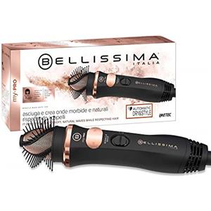 BELLISSIMA Imetec My Pro Miracle Wave GH19 1100 Spazzola Ad Aria Modellante, Crea Onde Morbide E Naturali Con Un Calore Che Rispetta Il Capello, Rotazione Automatica