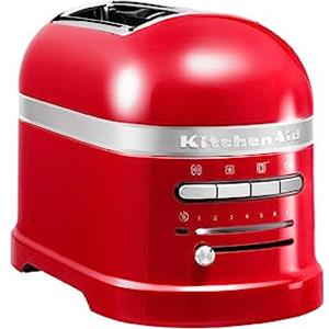 Kitchenaid tostapane I Artisan I Toaster 2 fette con scomparti extra-large e pinze autocentranti I Rosso impero