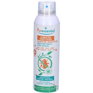 Puressentiel Spray Acaricida Insetticida 150 ml - Elimina Acari e Parassiti da Tessuti con Formula Vegetale