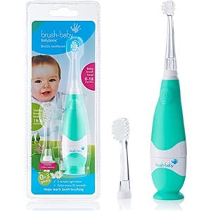 Brush-Baby BabySonic Spazzola del bambino - Spazzolino elettrico, Colori Assortiti