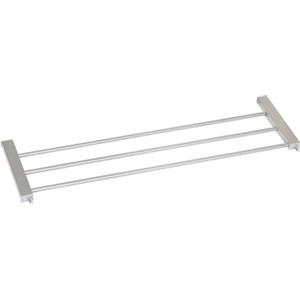 hauck Estensione Cancelletto per Bambini 21 cm Woodlock Safegate - Compatibile con Cancelletto Stop N Safe 2 - Montaggio Facile a Pressione, Senza Forare - Metallo, Grigio