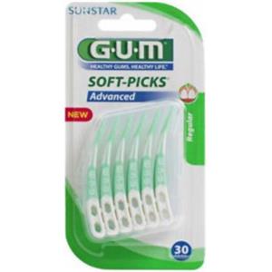 GUM Soft-Picks X-LARGE - Scovolini interdentali con setole morbide e fluoro, 40 pezzi