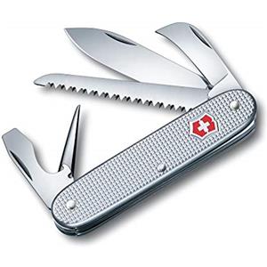 Victorinox, Swiss Army 7 Alox, Coltellino Svizzero, Originale, Multiuso, Campeggio, 7 Funzioni, Lama, grande, Apribottiglie