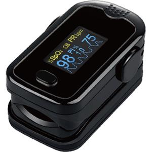 Sanico PL101 Pulsossimetro Portatile - Misura SpO2, Frequenza Cardiaca e Onda Pletismografica, Display a Colori Orientabile