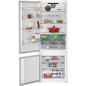 Beko BCNE400E40SN LH / BCNE400E40SNLH - Frigorifero da Incasso Combinato Apertura a Sinistra Total No-Frost 70cm Classe E