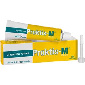 FARMA-DERMA Proktis-M Plus Unguento Rettale 30 g con Cannula - Trattamento per Emorroidi e Problemi Anali