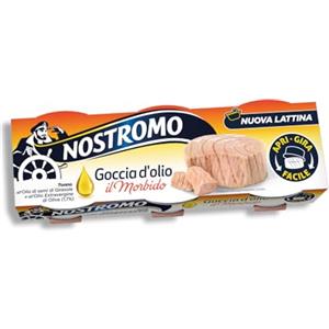 Nostromo - Tonno Apri Gira Facile il Morbido, 3 lattine da 65gr. All'olio di semi di girasole e olio extra vergine di oliva. Facile da servire, pronto da gustare.