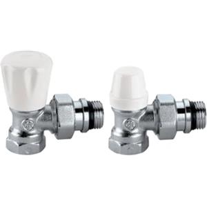 Caleffi 401302 Valvola Termostatica Squadra 3/8 per Presa Ferro